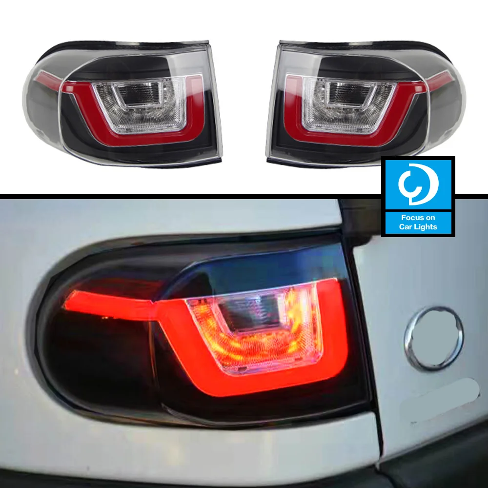 Taillights Styling For Toyota FJ Cruiser FJ150 Tail Light LED DRL Running Signal Brake Reversing Parking Lighthouse Facelift