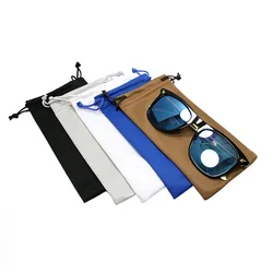 4PCS Microfiber Glasses Bags Sunglasses Case Poke Dustproof Storage Pouch Eyewear Phone Sack Customizd Logo Dropshipping