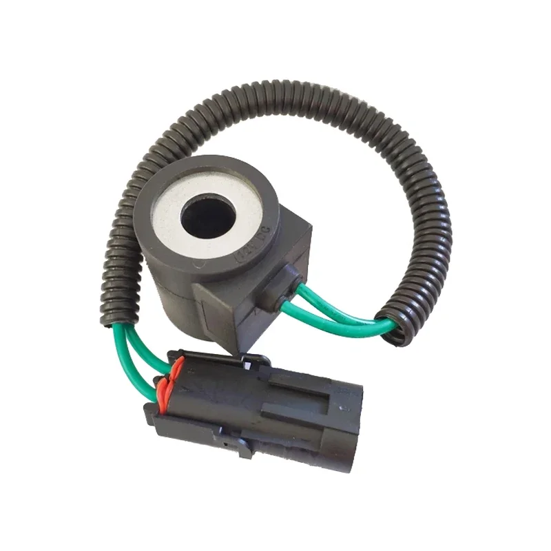 SUNWARD SWE 60/70N9 Excavator Pilot Safety Lock Solenoid Valve Coil DC12V DC24V Internal Diameter 13mm Height 37.5mm