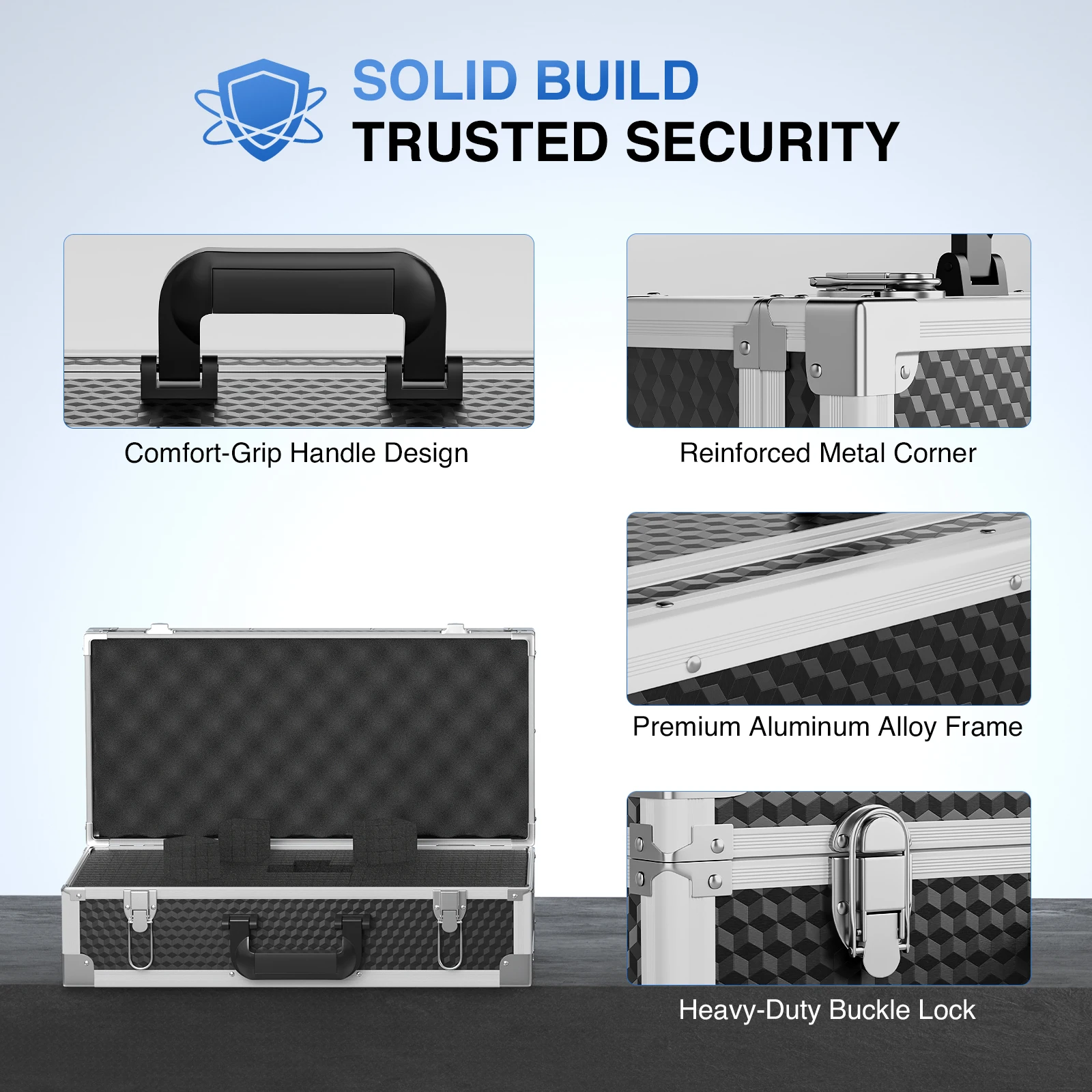 PCSE-L |   حقيبة تخزين المعدات Phenyx Pro، حقيبة حمل مع إطار من سبائك الألومنيوم قابل للتخصيص مسبقًا