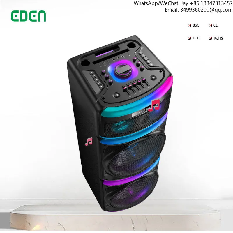 

Altavoz Party Box Portable Pa System Party Music System Bluetooth Speaker Karaoke Outdoor Hight Power Speaker