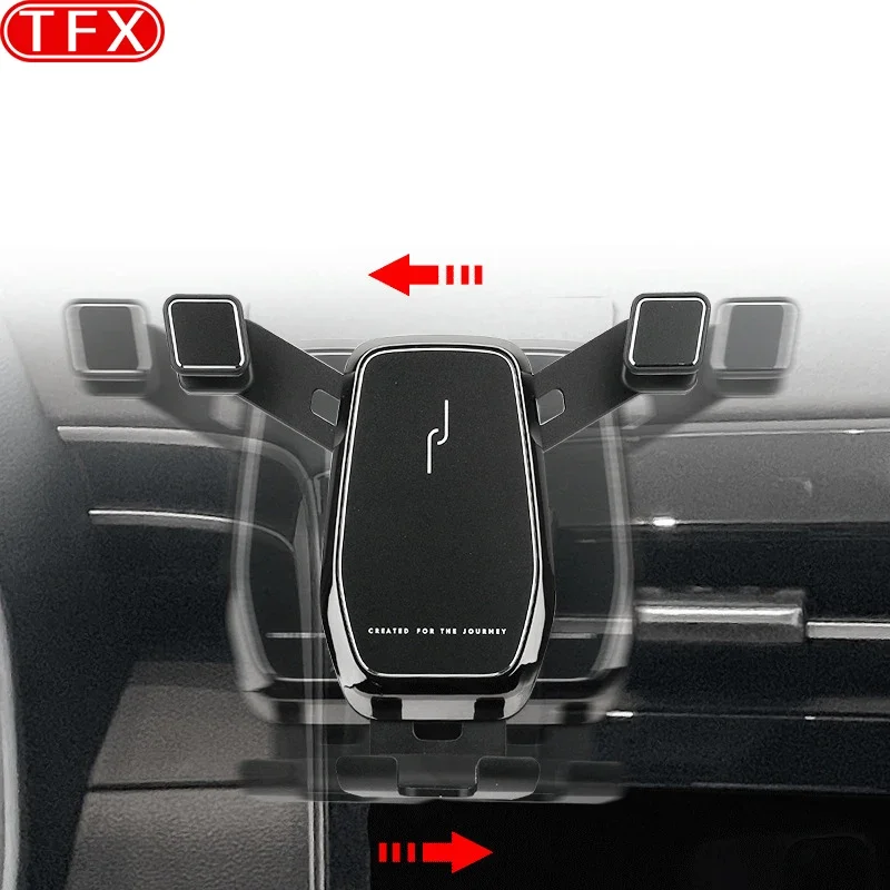 For Hyundai Tucson NX4 Car Styling Mobile Phone Holder Air Vent Mount Gravity Bracket Stand Auto Modified Accessories