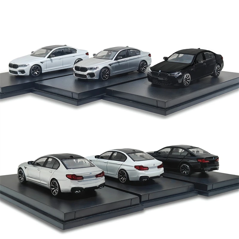 [البيع المسبق] MJ-Models 1:64 M3 E46 GTR NFS فضي أزرق Need For Speed Bolide Blue Mk6 F90 M5 Diecast Model Car