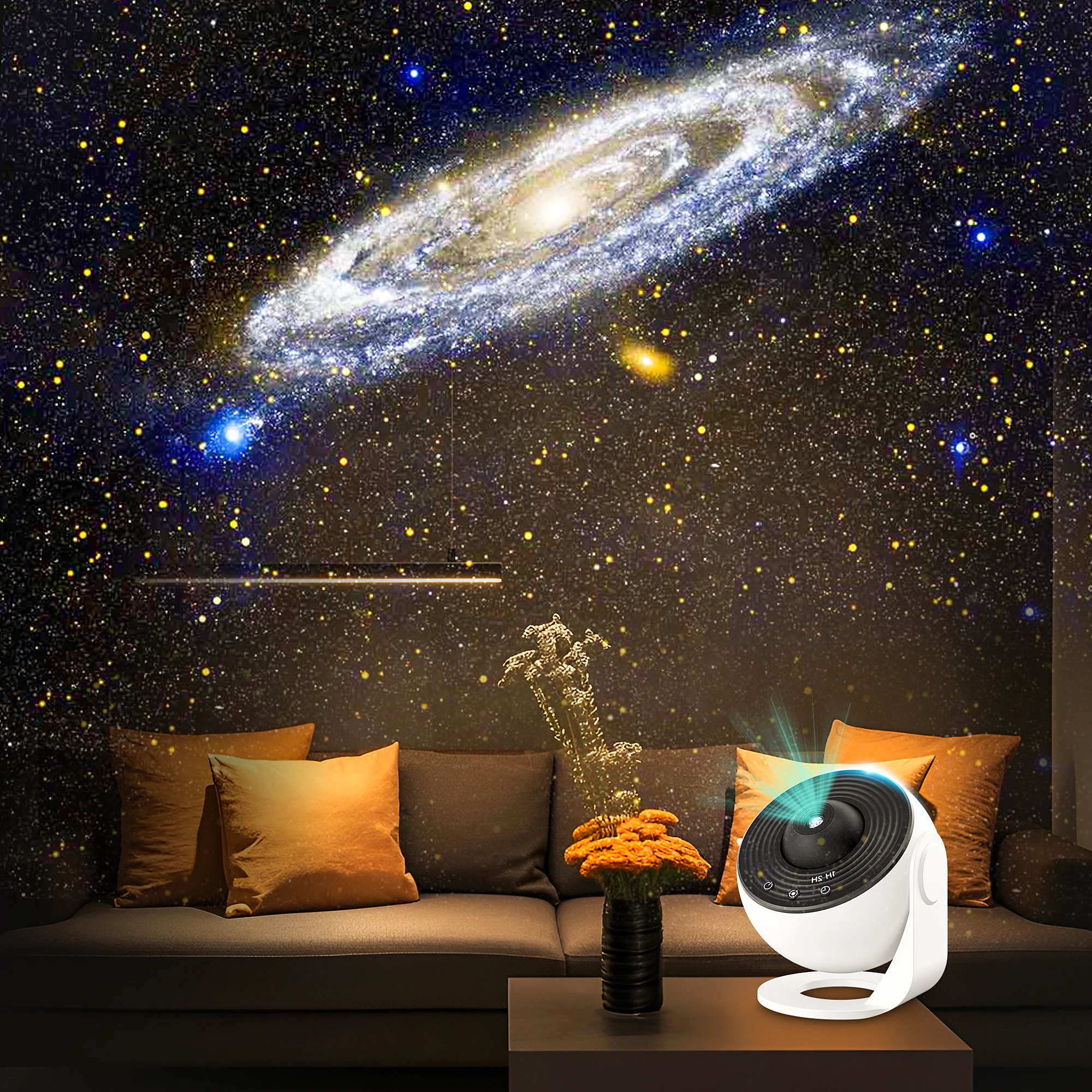 Imagem -05 - Star Projector Galaxy Projeção Rotação 360 ° Mute Designhd Image Timing For Bedroombirthdaychristmas Decor 13 em 1