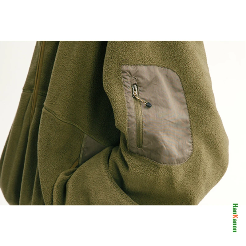 Thickened Warm Unisex Outdoor Camping Solid Color Hooded Jacket, Couple's Outdoor Warm Fleece Windproof Coat.