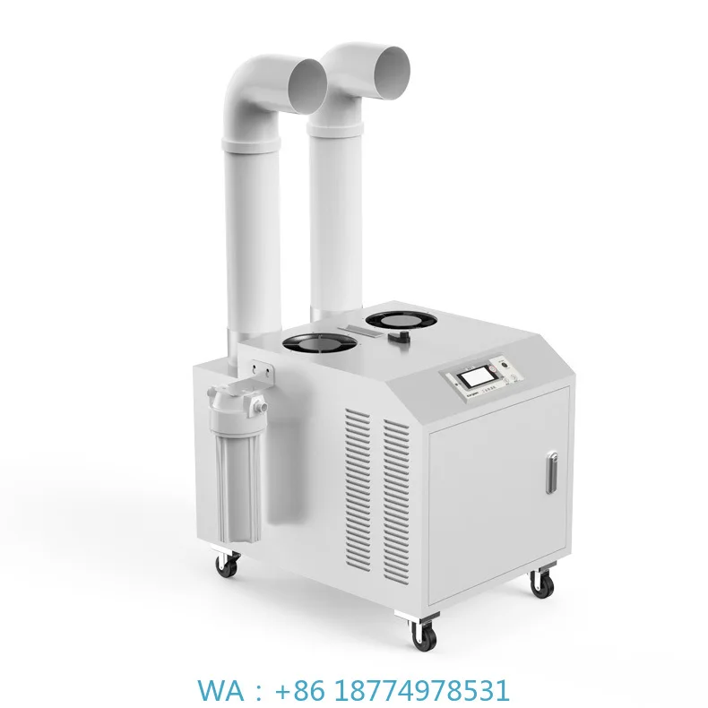Ultrasonic Industrial Mist Air Humidifier Portable9Kg/H Grow Room Double Spray
