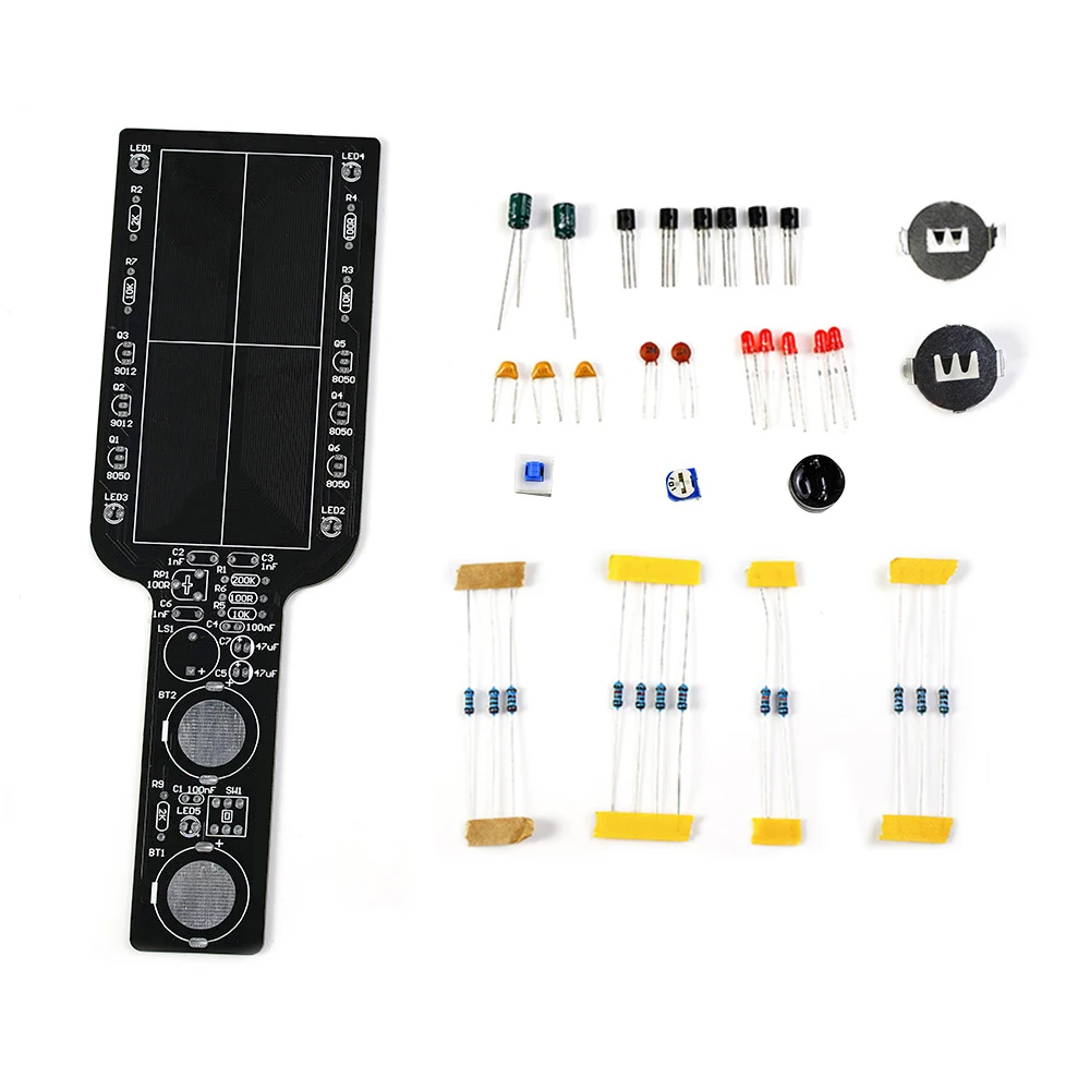 Handheld Metal Detection Module DIY Kit DC3-5V Detector Welding Exercise Parts with Buzzer Alarm