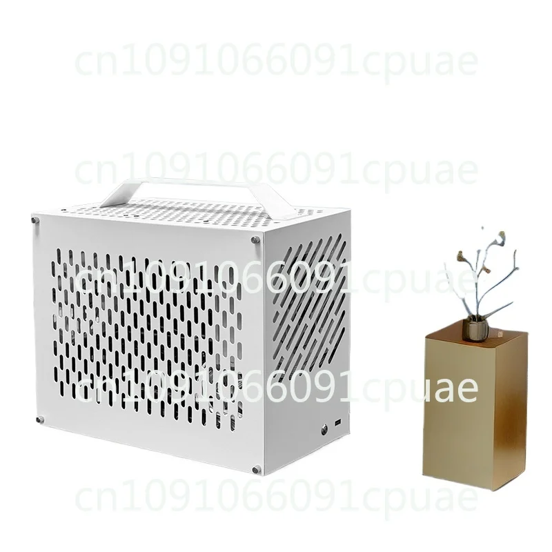 Casing komputer MATX/itx, papan kecil Desktop Portabel Mini Desktop