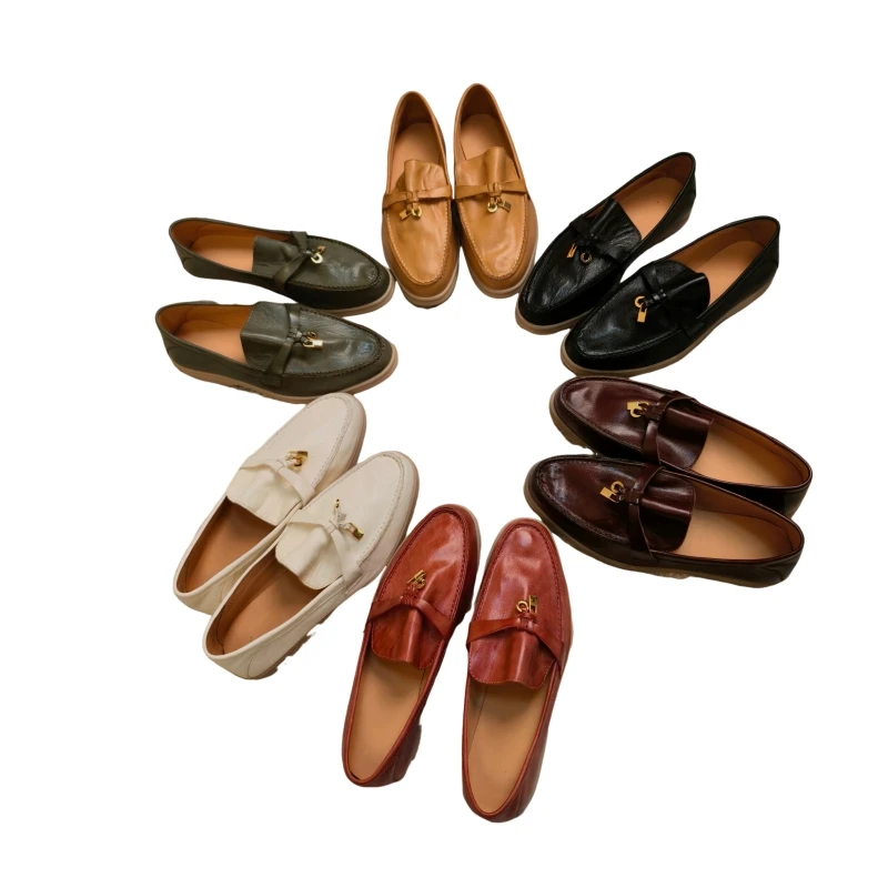 

Women Casual Moccasin Loafers Comfortable Flat Shoes for Work and Walking Comfortable Slip On Flat Shoes for Work Travel AI1513