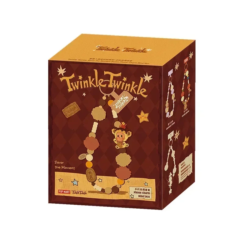 

POPMART Twinkle Twinkle SAVOR THE MOMENT Series Mobile Phone Lanyard Genuine Blind Box Ornament Figurines Mystery Gift Bag
