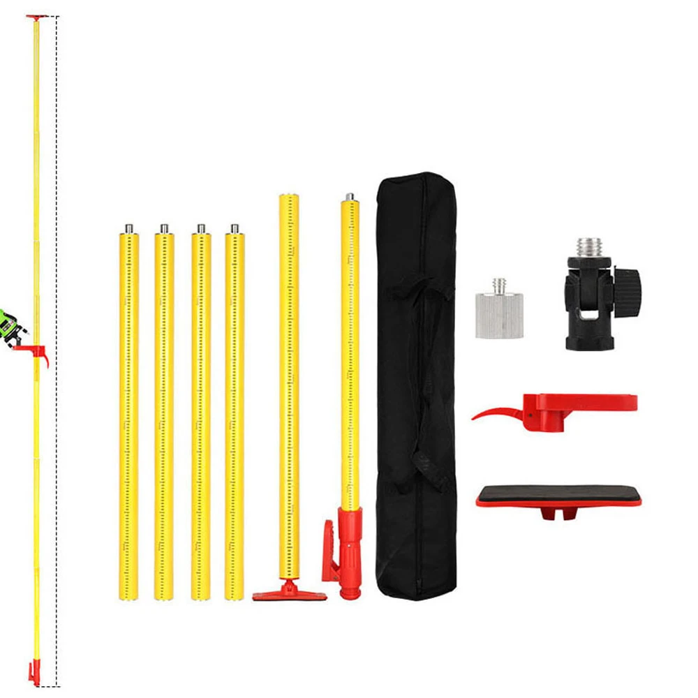 Professional Quality 4.2M Metal Tripod 5/8 and 1/4 Interface Ceiling Extend Bracket for Laser Level