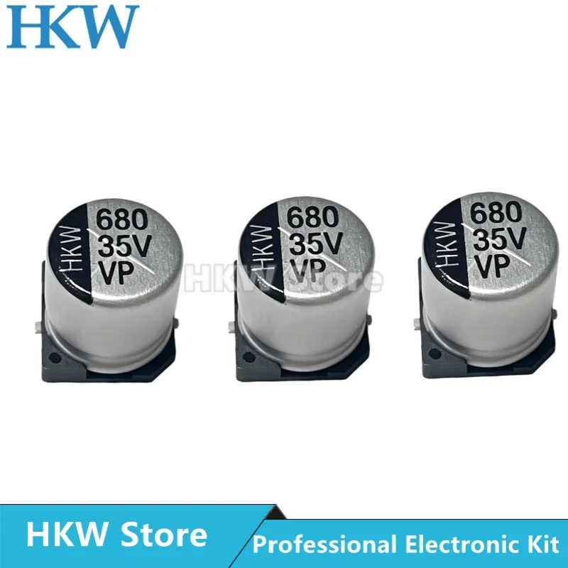 VP 35V680UF Volume 10X10.5MM SMD Electrolytic Capacitor VP1V681MG105000HAO 680UF 35V NEW
