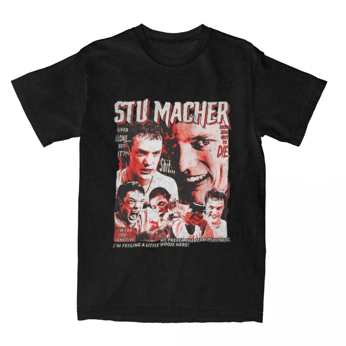 Stu Macher Scream Movie for Men Women T Shirts Merchandise Cool Tee Shirt T-Shirts 100% Cotton Christmas Present Clothing