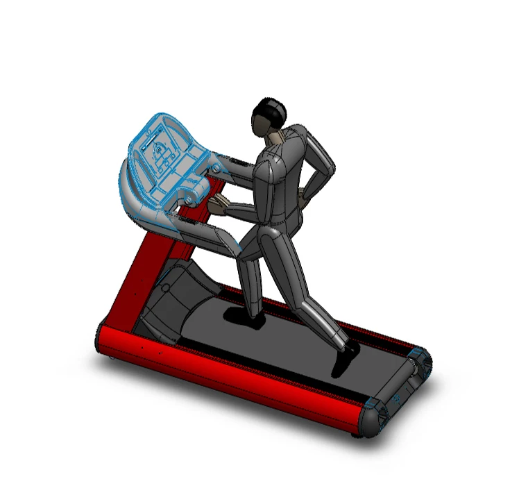 

2017 New Design Virtual Reality Vr Vision Fitness Treadmill RuiBu-7000