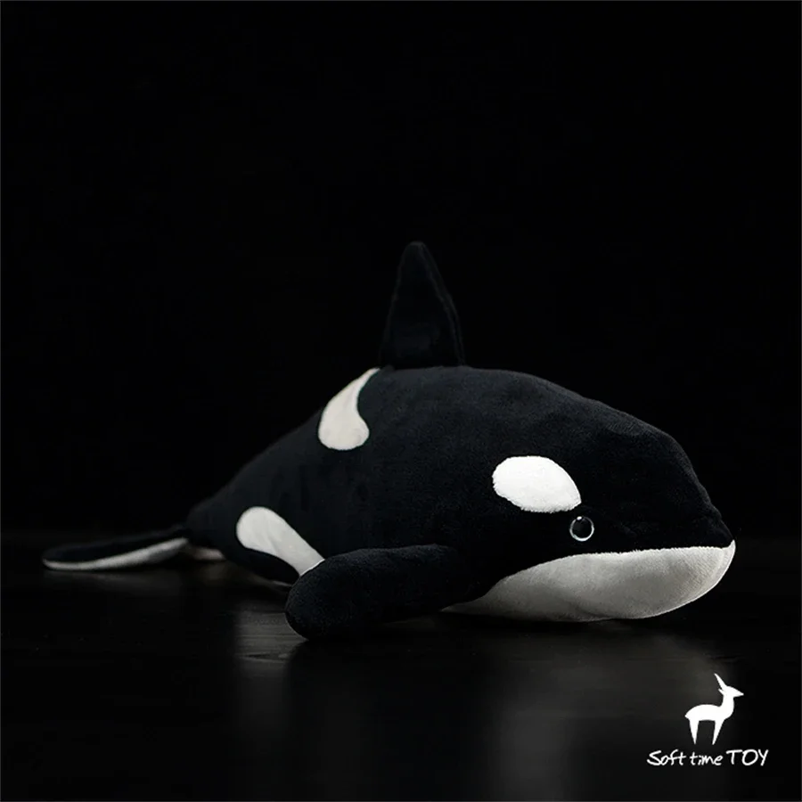 Killer Whale Alta Fedeltà Anime Carino Peluche Orcinus Orca Peluche Animali Realistici Simulazione Bambola di Pezza Kawai Giocattolo Regali