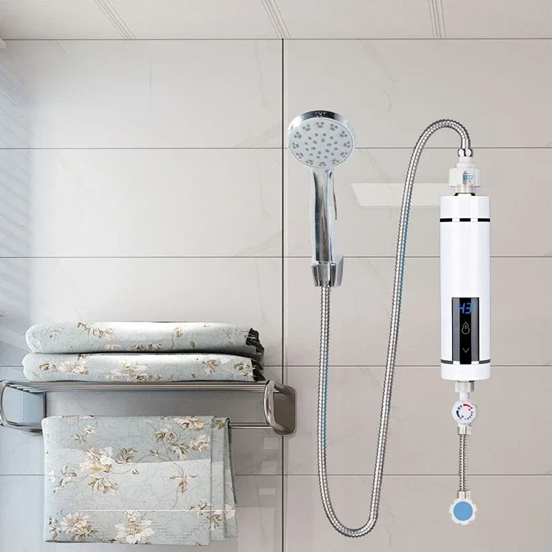 سخان مياه مستدير فوري للمطبخ 1 سرعة ثانية سخان ماء ساخن حراري موفر للطاقة سخان مياه بدون خزان