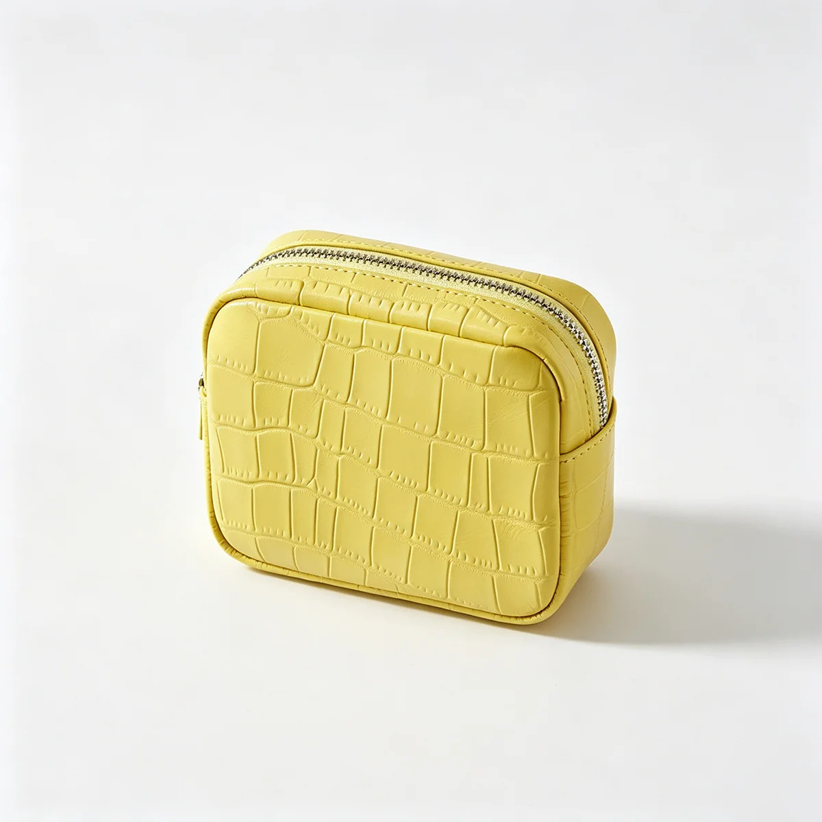 Echtes Leder mit Krokodilprägung Damen-Münzbörse Lippenstifthalter Kopfhörer-Schlüssel-Organizer Clutch Ausweiskartenetui Kosmetiktasche – Detail 18