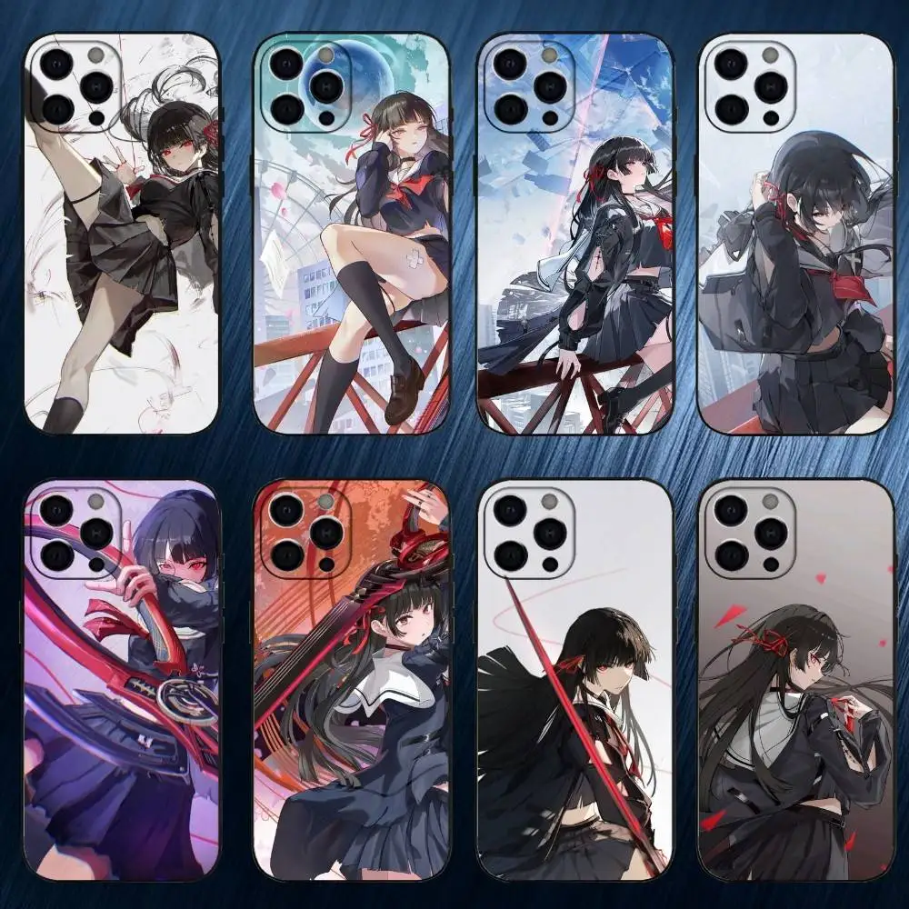 

Game W-Wuthering Waves C-Chisa Phone Case For iPhone 17,16,15,14,13,12,11 Plus,Pro Max,Soft Silicone Cover