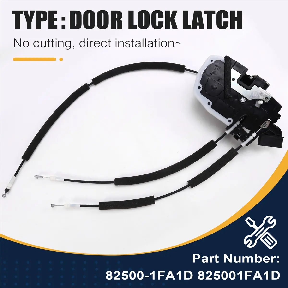 Super Sale 82500-1FA1D 2Pins Rear Right Door Lock Actuator for Nissan Cube 1.8L 2009-2014 825001FA1D High Quality Auto Accessori