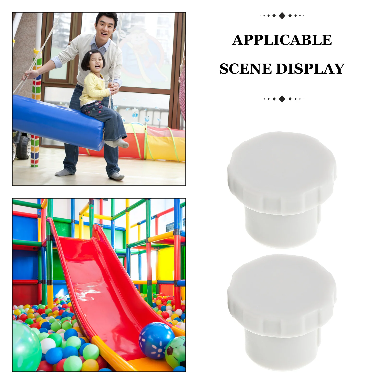 Accessori per recinzione da gioco Connettori di ricambio durevoli per box per bambini Parti di recinzione esterna sicure di alta qualità di lunga durata