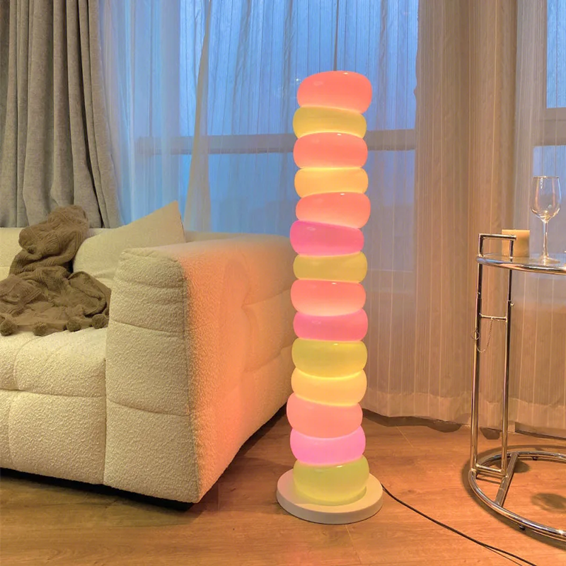 

Stacked Sugar Bedroom Decor Cream Rainbow Ambient Light Dimmable