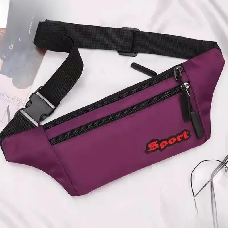 

Mom's Style Waist Bag Phone Pouch for Men And Women Construction Work Mobile Phone Pocket Belt Bag Oxford Cloth Pure Color
