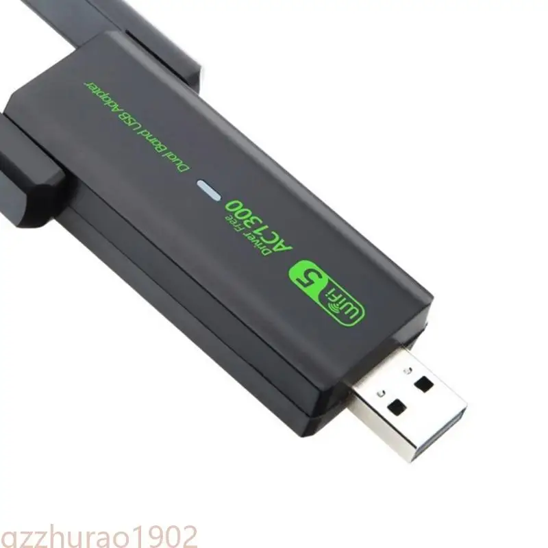 97QB USB WIFI Adapter 1300Mbps نطاقات مزدوجة 2.4 جيجا هرتز/5 جيجا هرتز الشبكات اللاسلكية الخارجية