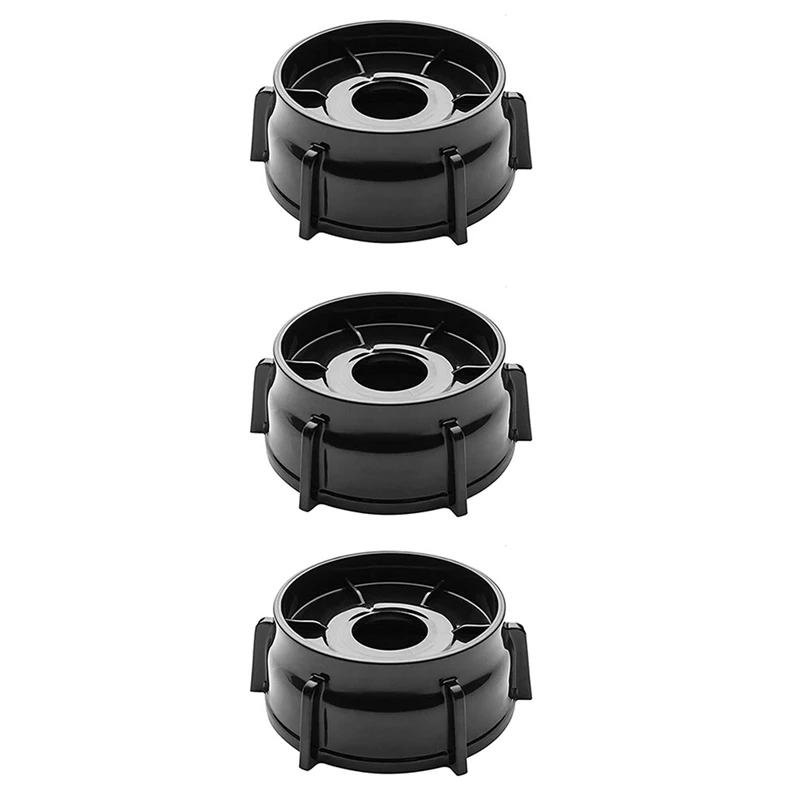 

3Pcs 4902-003 Blender Jar Bottom For Oster And Osterizer Blenders, Premium Oster Blender Replacement Parts (Black)Global Stock R