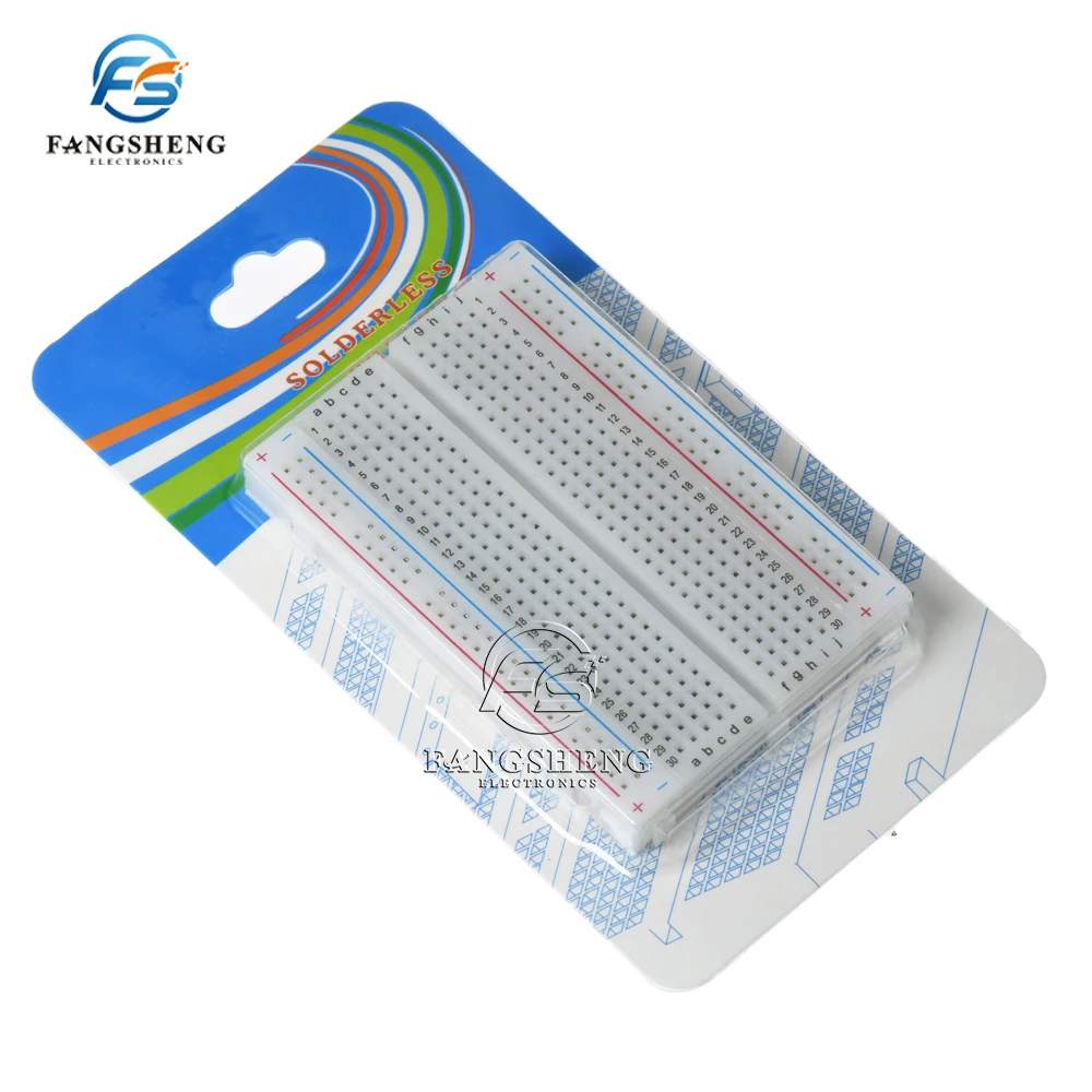 400 holes Points Solderless 8.5CM x 5.5CM PCB Breadboard Mini Universal Test Protoboard DIY Bread Board Bus Test Circuit Board