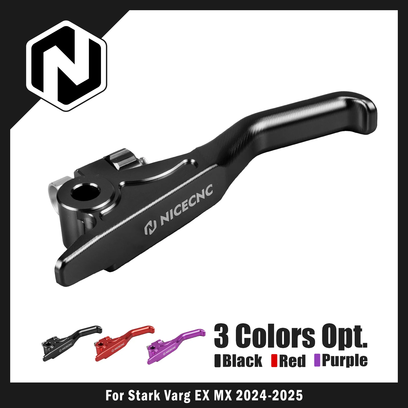 

NICECNC For Stark Varg EX For Stark Varg MX 2024-2025 Motocross Left Shorty Brake Lever Handle Aluminum Electric Dirt Bike