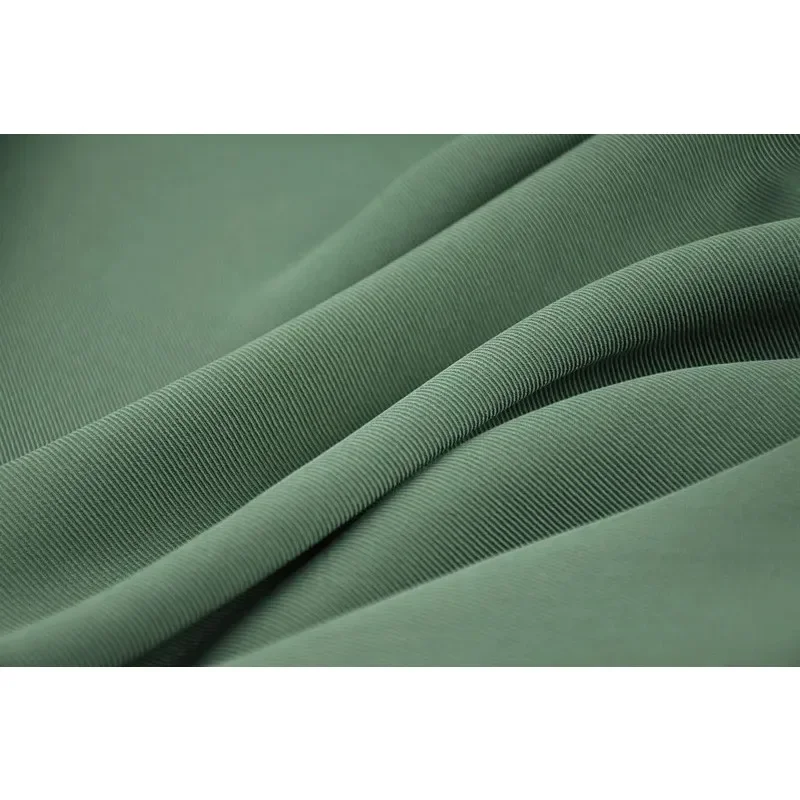 Twill Attitude Spring and Summer Universal Double-sided Texture Quality Solid Color Handmade Fashion Fabric DIY Designer Fabric