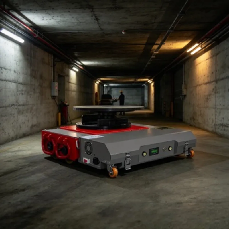 For Factory Material Shifting 55T Electric Tank Trolley 360 Degree Rotation Battery Powered Remote Control Mover