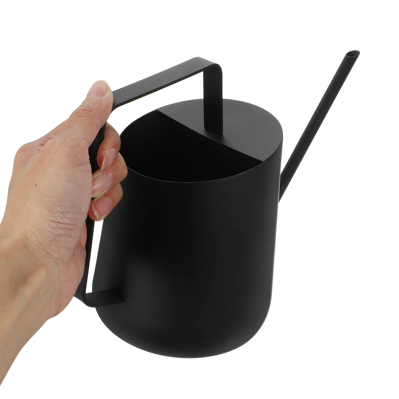 

Stainless Steel Thin Nozzle Watering Can 800ML Silver Long Spout Large Opening Gardening Sprinkler Pot