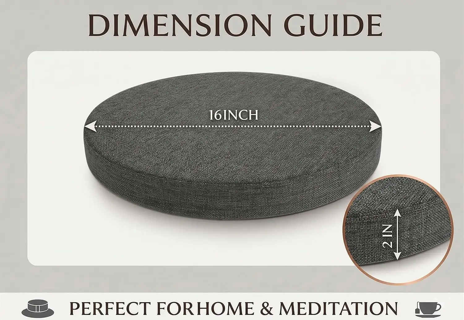 2 Pack Sauna Seat Cushions, Memory Foam High Resilience Seat Pad for Sauna Heat Pads Seat Cushion Bench Pad,16 Inch *2