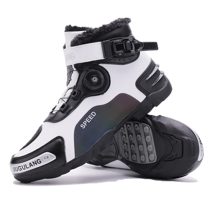 

Motorcycle Boots Men Motocross Safety Protection Shoes Outdoor Motos Off-Road Racing Waterproof Anti Slip Short Boot motorcycles