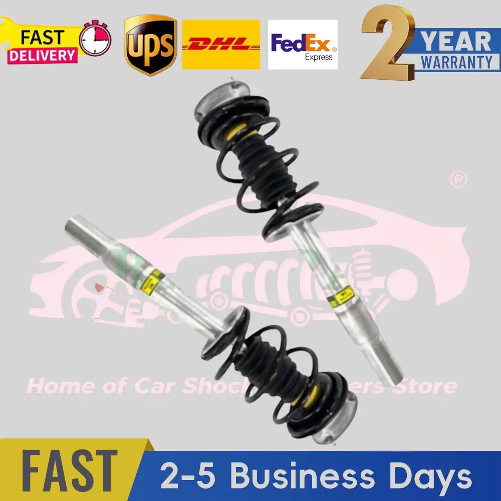 

Pair Front Shock Struts Assembly Fit BMW E60 E61 525i 528i 530i 535i 545i 550i 2WD 2004-2010 31316764457 31326764462 31326764464
