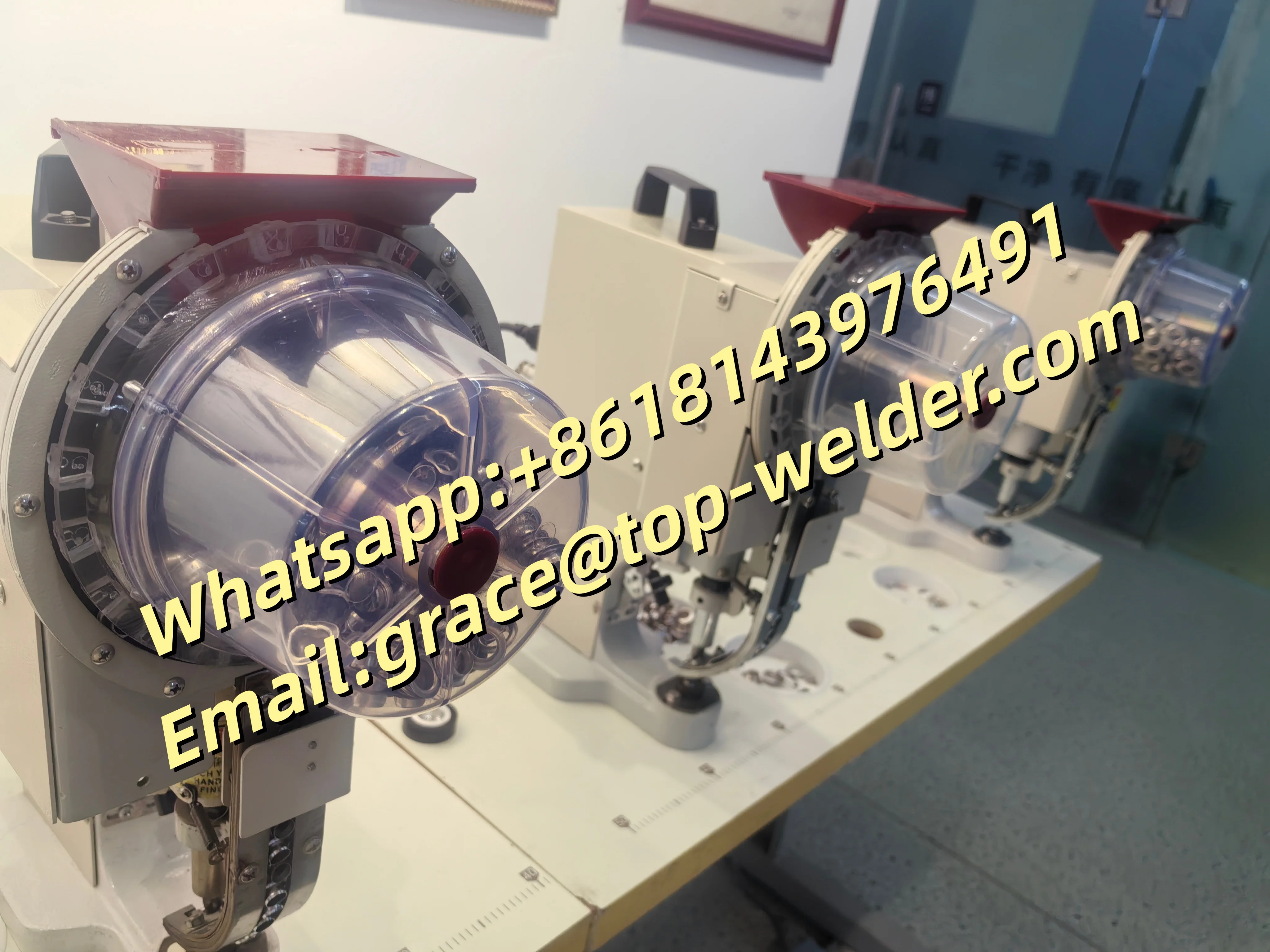 

Auomatic Eyelet Machine 5.5 to 12mm Eyelets 120pcs/Min