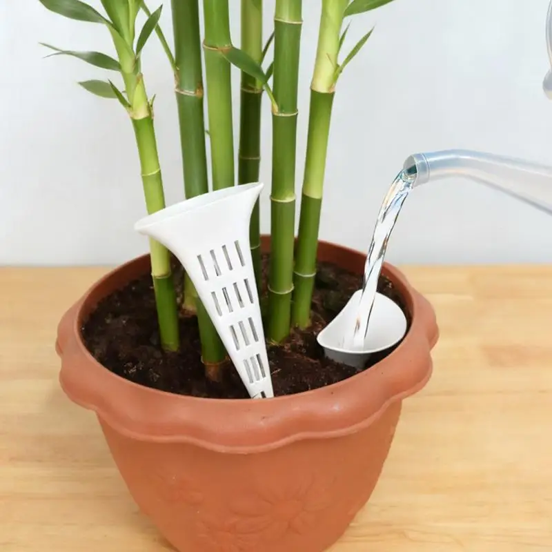 Root Aeration Conical Watering Device Breathable Soil Irrigation Spike for Bonsai Plant Pots Gardening Essentials 3pcs