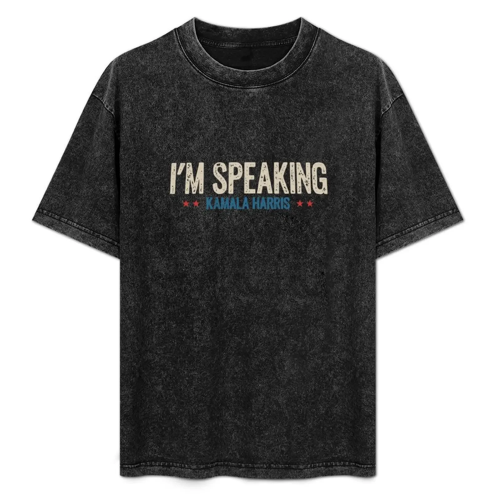 

I'm Speaking Kamala Harris T-Shirt vintage clothes oversize t-shirts man rapper graphic tees mens designer clothes