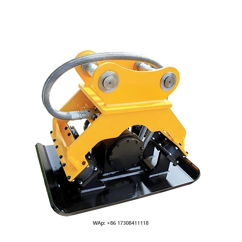 Graafmachinebevestiging Hydraulische plaatverdichter 18-24 ton 1080 * 885 mm formaat trilverdichter