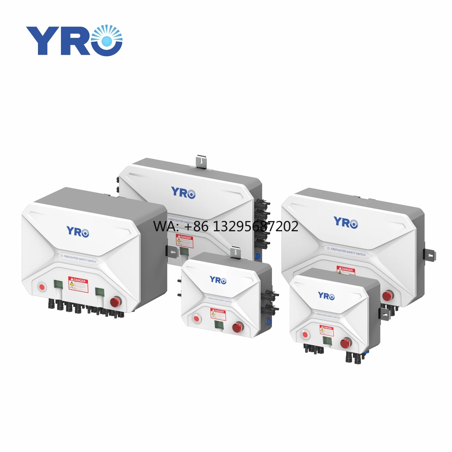 

Sunshine Solar Rapid Shutdown Device Firefighter Safety Switch 1-2 String 55A 1500V DC PV Disconnector for PV Array Level