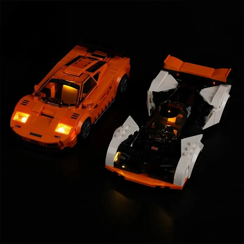 レゴ-マクラーレン-ソルス-gt-マクラーレン-f1-lm-76918-ビルディングブロックに適したled照明セット