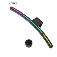 LYMAX Desk Lamp Curved Screen Display Hanging Light RGB Color PC Computer Monitor Light Bar Eye Protection Remote Control