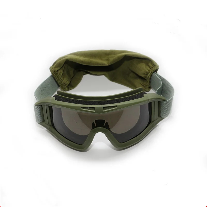 Tactical Goggles Military Shooting Sunglasse Motorcycle Off Road Bike Army Airsoft Paintball Eyewear Dustproof Wind-Proof 3 Lens