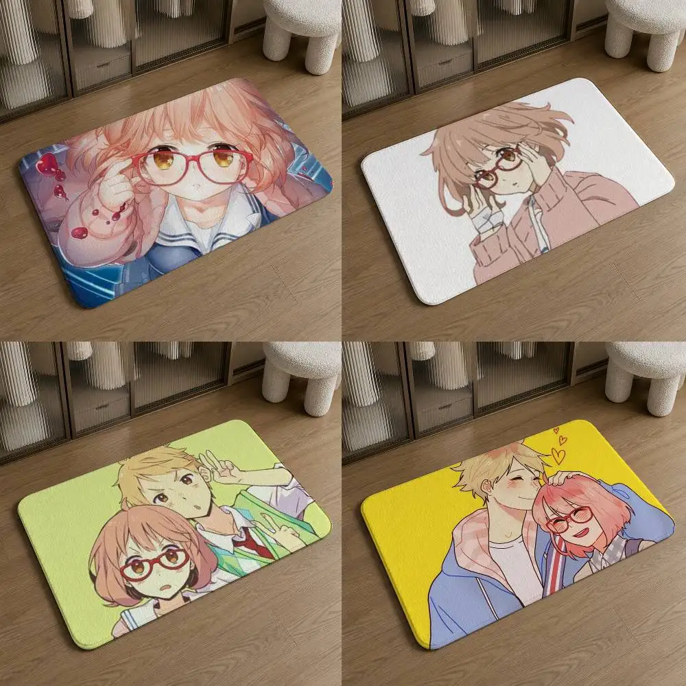 Beyond the Boundary  Pattern Soft Washable Non-Slip Doormat for Indoor and Outdoor Home Decor
