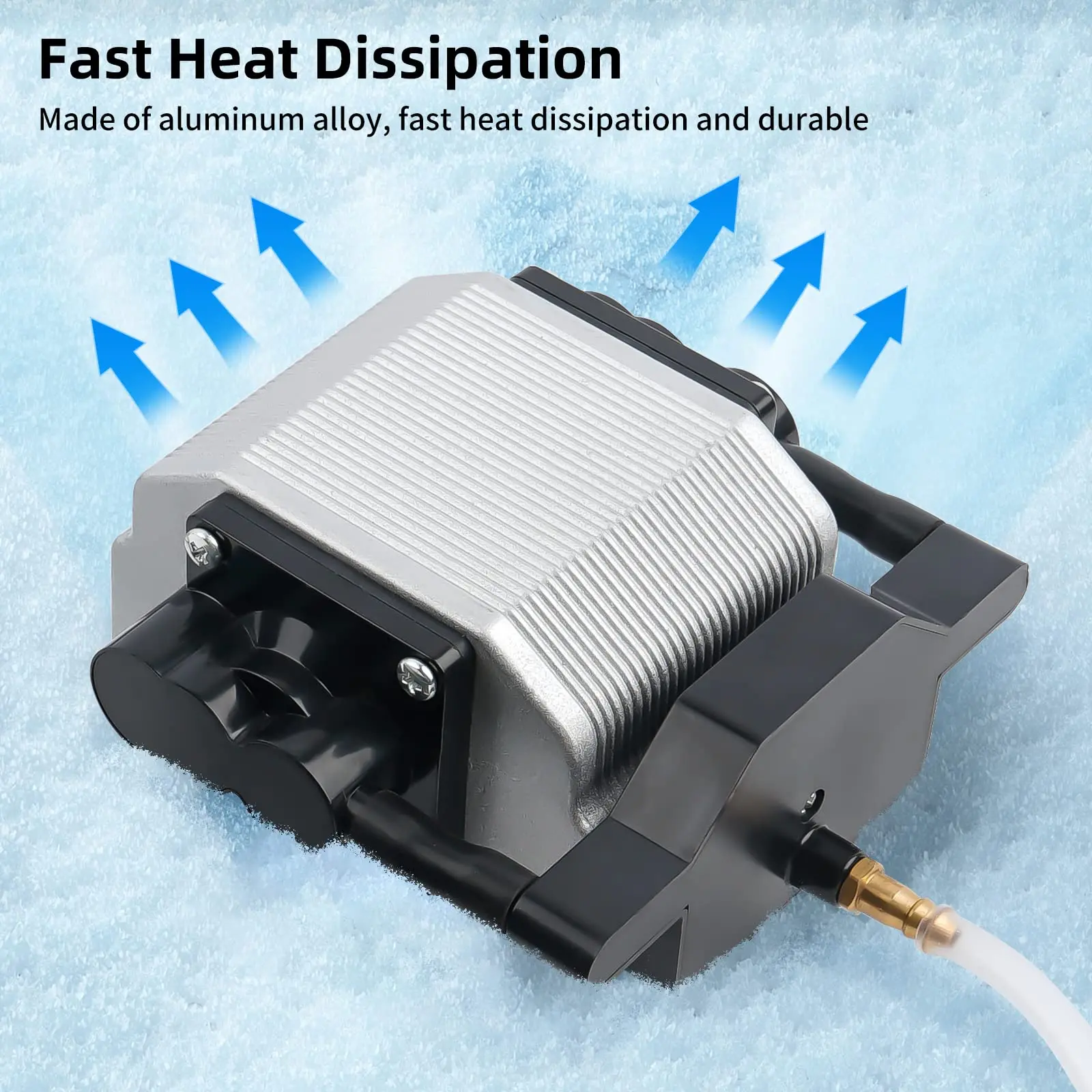 Air Assist Compressor 220V 16W Laser Air Assist Pump for Laser Cutter and Engraver Adjustable Speed 30 L/Min