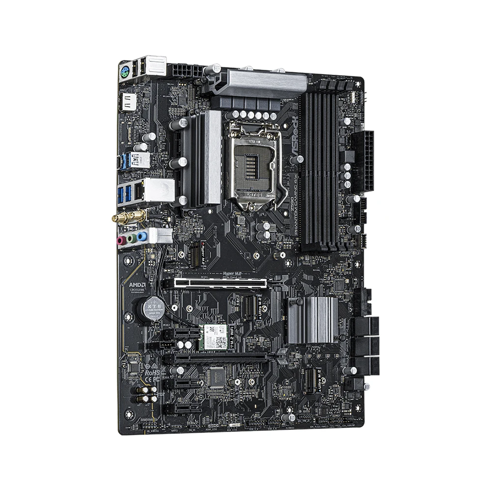 ASRock Z590 PHANTOM GAMING 4/AC Motherboard LGA1200 Supports i9-11900KF i7-10700K i5-10400F i5-11600K CPU 4xDDR4 M.2 NVME ATX