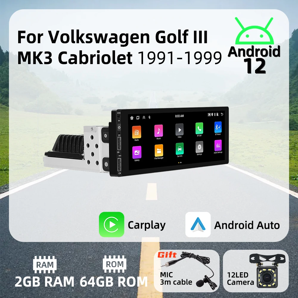 6.86" 1 Din Android… - image