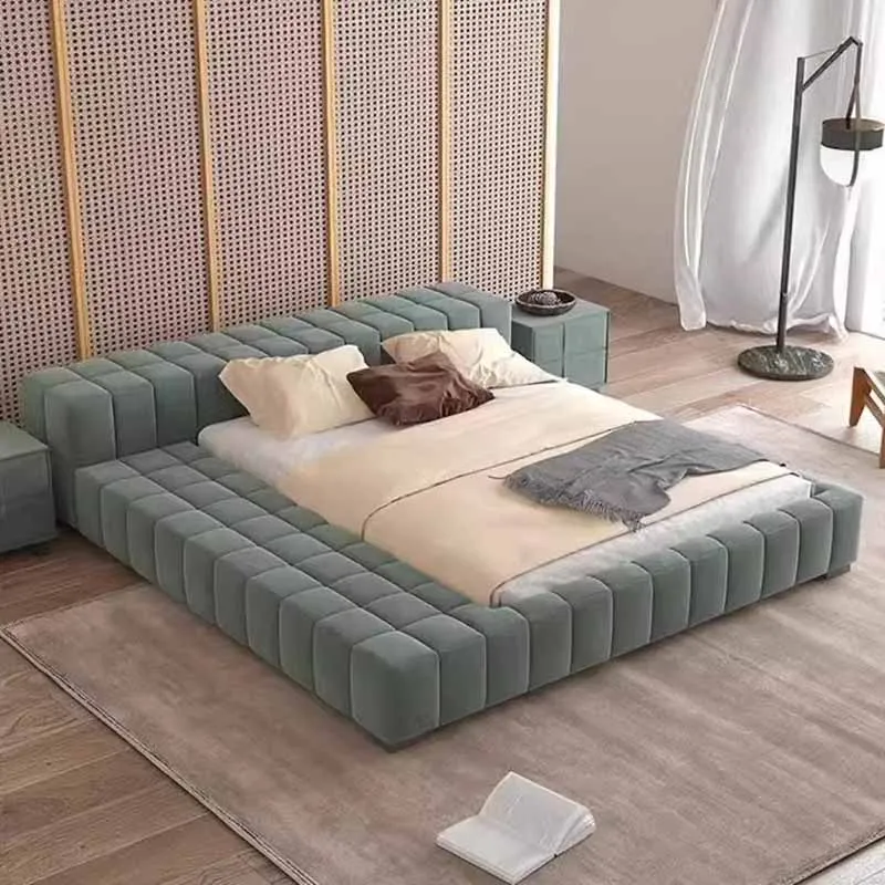 Luxury Bedroom Bed Double Modern Unique King Size Bed Frame Multifunctional Cama De Lujo Para Dormitorio Home Decoration