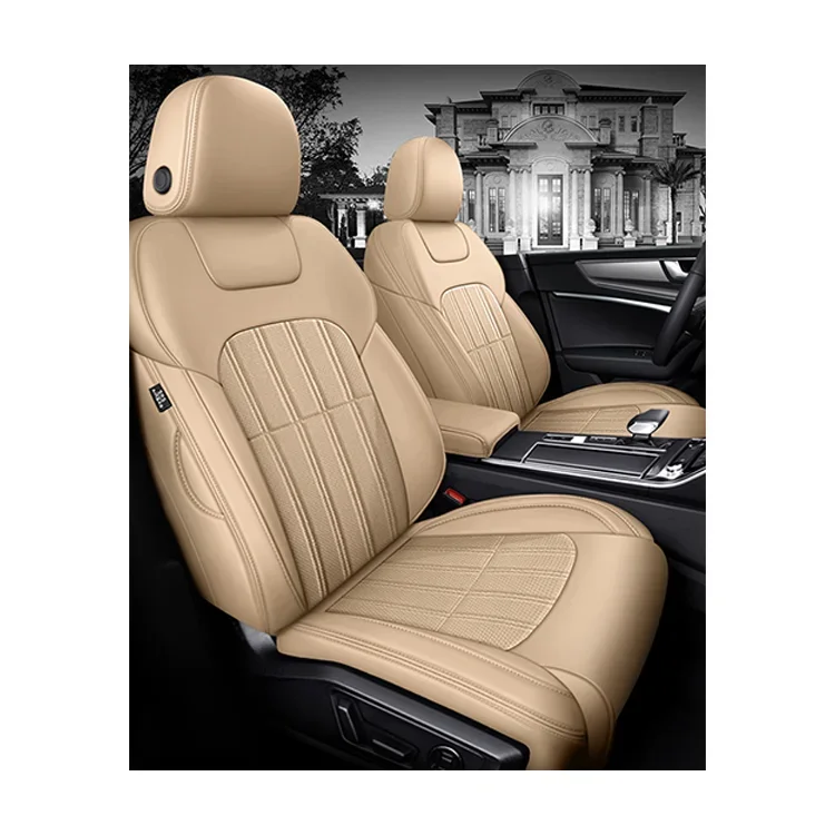 Seat Cover Custom Hot Sale Full Set Car Cushion Sports Style Breathable Leather Luxury Full Set Covers For Dodge Ram 1500